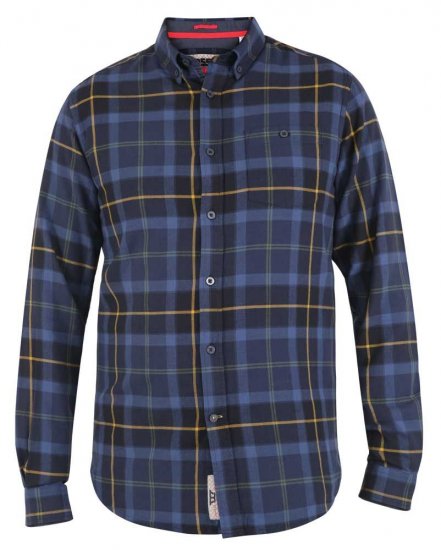 D555 Helston LS Flannel Shirt - Marškiniai - Marškiniai - 2XL-8XL