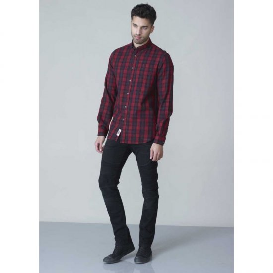D555 Theo Long Sleeve Check Shirt - Marškiniai - Marškiniai - 2XL-8XL