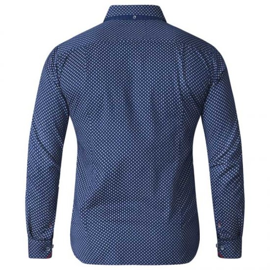 D555 Lavar Long Sleeve Diamond Printed Shirt - Marškiniai - Marškiniai - 2XL-8XL