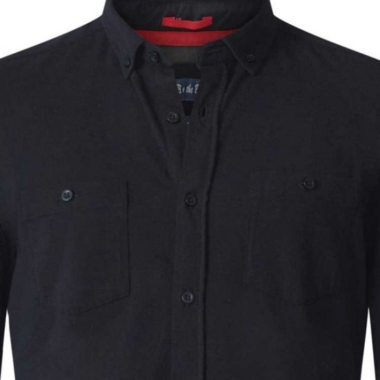 D555 Donnie Long Sleeve Jersey Shirt Black - Marškiniai - Marškiniai - 2XL-8XL