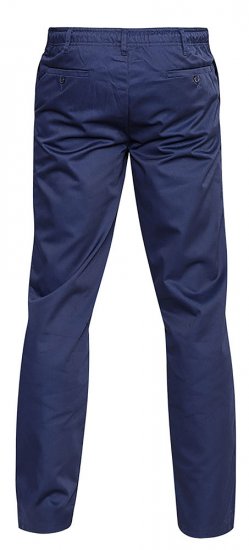 D555 Basilio Pants with elasticated waist Navy - Džinsai ir kelnės - Džinsai ir Kelnės - W40-W70