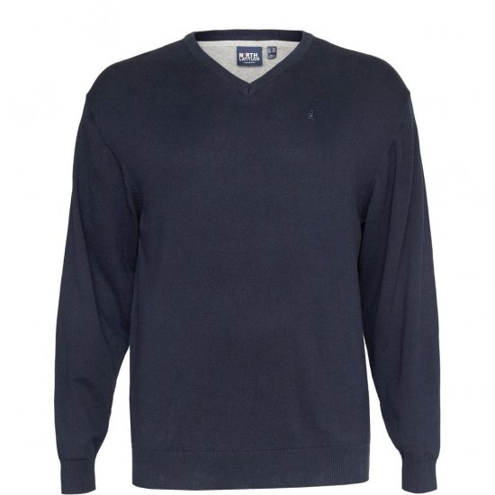 North Latitude V-neck knit Night Sky - Megztiniai ir džemperiai - Megztiniai ir Džemperiai - 2XL-14XL