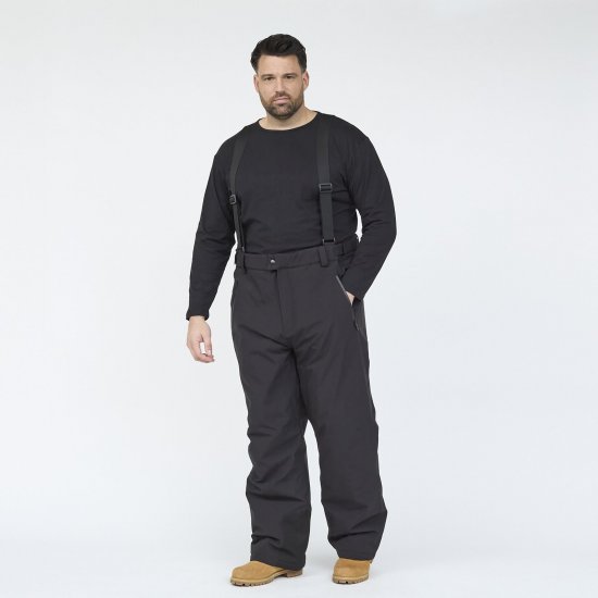 North Latitude Ski pant Black - Slidinėjimo apranga - Didelių dydžių žieminiai drabužiai