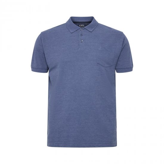 North Latitude Polo Blue Melange - Polo marškinėliai - Polo marškinėliai - 2XL-8XL