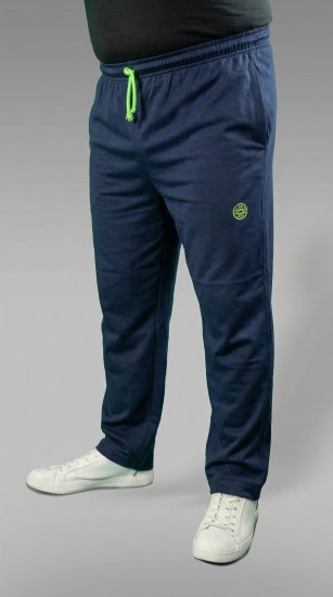 20 Nodi Libeccio Long Leg Sports Pants in Combed Cotton Jersey Navy - Laisvalaikio kelnės ir šortai - Laisvalaikio Kelnės ir Šortai - 2XL-12XL
