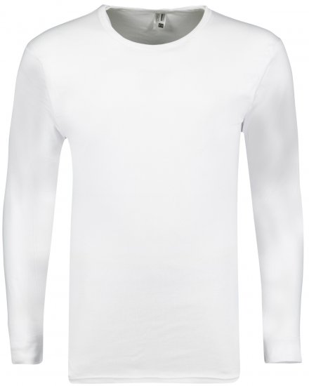 Adamo Royal Fine Ribbed Long sleeve Under-T-shirt White - Apatinis trikotažas ir plaukimo apranga - Apatinis trikotažas - 2XL-8XL