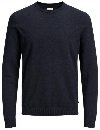 Jack & Jones Crew neck Knitted Sweater Navy - Megztiniai ir džemperiai - Megztiniai ir Džemperiai - 2XL-14XL