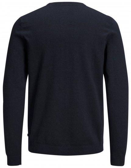 Jack & Jones Crew neck Knitted Sweater Navy - Megztiniai ir džemperiai - Megztiniai ir Džemperiai - 2XL-14XL