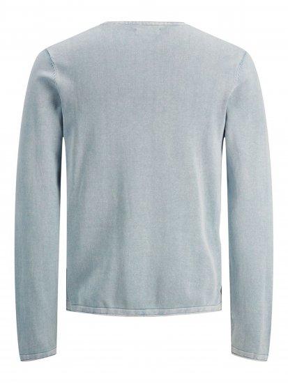 Jack & Jones JJELEO Knit Faded Denim - Megztiniai ir džemperiai - Megztiniai ir Džemperiai - 2XL-14XL