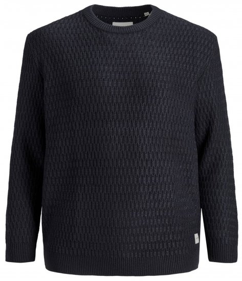 Jack & Jones JCOBRANDON Knit Black - Megztiniai ir džemperiai - Megztiniai ir Džemperiai - 2XL-14XL