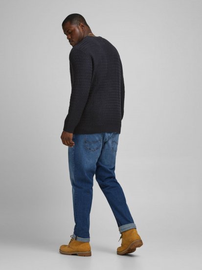 Jack & Jones JCOBRANDON Knit Black - Megztiniai ir džemperiai - Megztiniai ir Džemperiai - 2XL-14XL