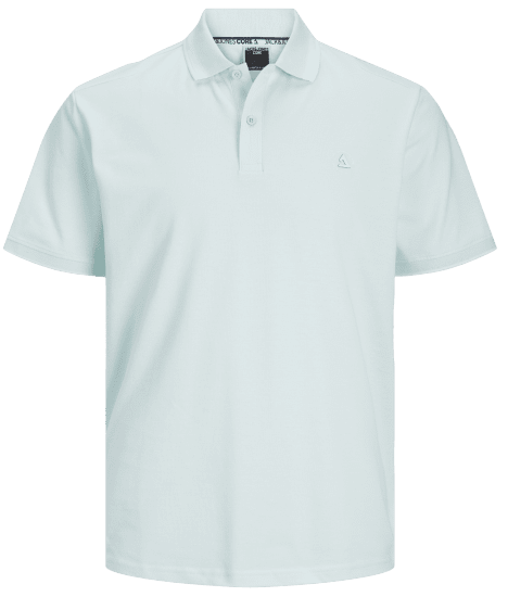 Jack & Jones JCOHASS LOGO Polo Soothing Sea - Polo marškinėliai - Polo marškinėliai - 2XL-8XL