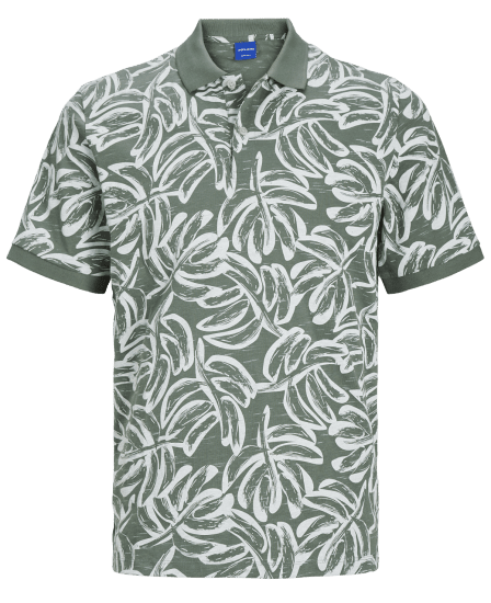 Jack & Jones JORLAFAYETTE AOP Polo Laurel Wreath - Polo marškinėliai - Polo marškinėliai - 2XL-8XL