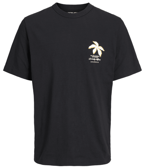 Jack & Jones JOREASTER ACTIVITY T-Shirt Black - Marškinėliai - Marškinėliai - 2XL-14XL