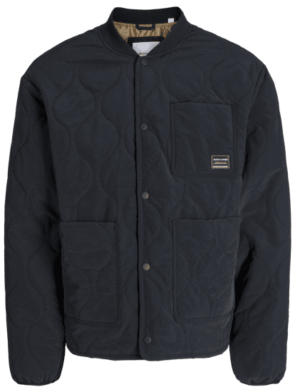 Jack & Jones Hero Liner Quilted Jacket Black - Didelės vyriškos striukės - Didelės vyriškos striukės