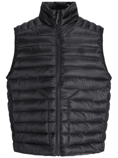 Jack & Jones Prime Light Puffer Gilet Vest Black - Liemenės - Liemenės didelių dydžių