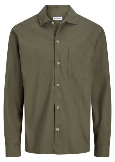 Jack & Jones Tristan Overshirt chaki - Marškiniai - Marškiniai - 2XL-8XL