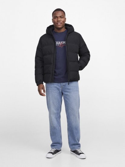 Jack & Jones Sage Pūsta striukė Juoda - Didelės vyriškos striukės - Didelės vyriškos striukės