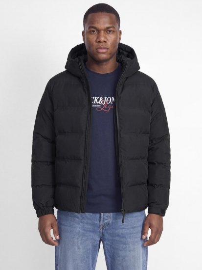 Jack & Jones Sage Pūsta striukė Juoda - Didelės vyriškos striukės - Didelės vyriškos striukės