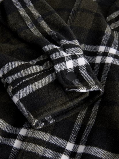 Jack & Jones Zac Teddy Marškinių tipo striukė Žalia - Didelės vyriškos striukės - Didelės vyriškos striukės