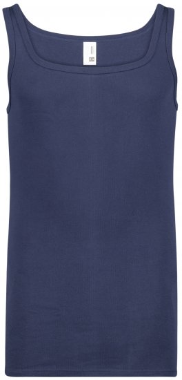 Adamo Royal Fine Ribbed Undershirt Navy - Apatinis trikotažas ir plaukimo apranga - Apatinis trikotažas - 2XL-8XL