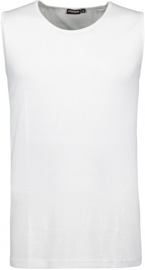Adamo Rod Comfort Fit Tank Top White - Marškinėliai - Marškinėliai - 2XL-14XL