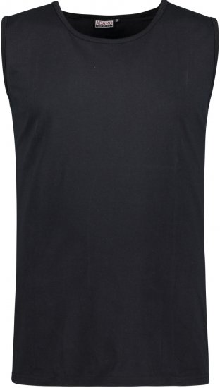 Adamo Rod Comfort Fit Tank Top Black - Marškinėliai - Marškinėliai - 2XL-14XL
