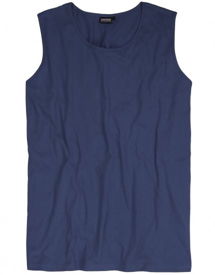 Adamo Rod Comfort Fit Tank Top Denim Blue - Marškinėliai - Marškinėliai - 2XL-14XL