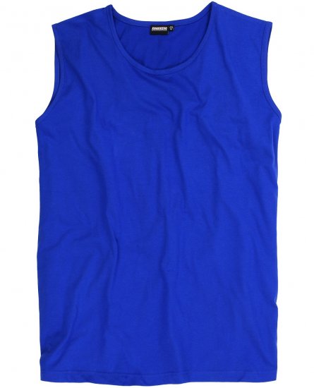 Adamo Rod Comfort Fit Tank Top Royal Blue - Marškinėliai - Marškinėliai - 2XL-14XL