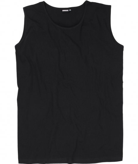 Adamo Rod Comfort Fit Tank Top Black - Marškinėliai - Marškinėliai - 2XL-14XL