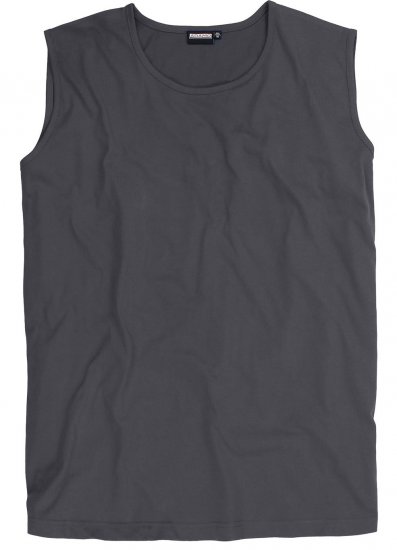 Adamo Rod Comfort Fit Tank Top Charcoal - Marškinėliai - Marškinėliai - 2XL-14XL