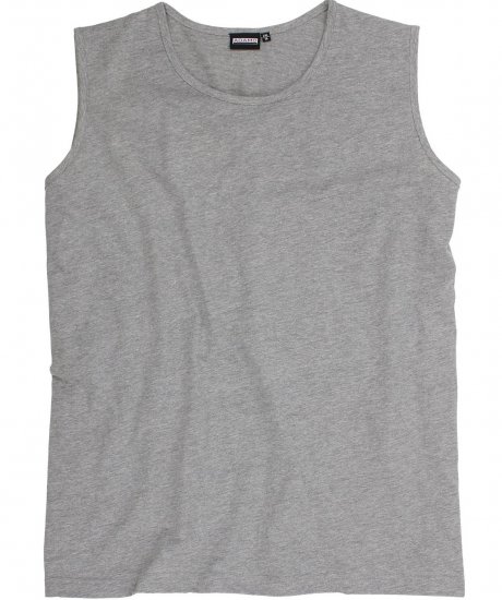 Adamo Rod Comfort Fit Tank Top Grey - Marškinėliai - Marškinėliai - 2XL-14XL