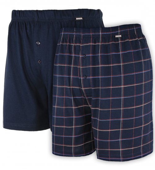 Adamo Daniel Boxershorts Navy 2-pack - Apatinis trikotažas ir plaukimo apranga - Apatinis trikotažas - 2XL-8XL