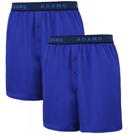 Adamo Jonas Boxershorts Royal Blue 2-pack - Apatinis trikotažas ir plaukimo apranga - Apatinis trikotažas - 2XL-8XL