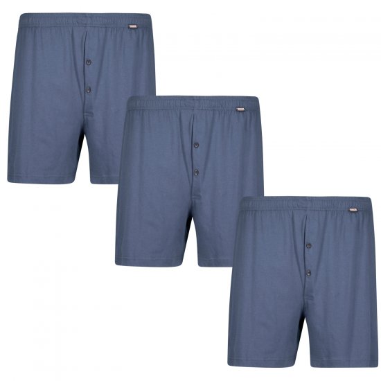 Adamo James Boxershorts 3-pack Dark Denim - Apatinis trikotažas ir plaukimo apranga - Apatinis trikotažas - 2XL-8XL