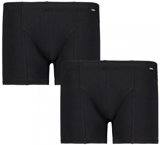 Adamo Jack Boxer shorts 2-pack Black - Apatinis trikotažas ir plaukimo apranga - Apatinis trikotažas - 2XL-8XL