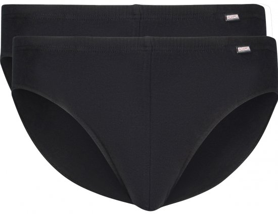 Adamo Jones Briefs 2-pack Black - Apatinis trikotažas ir plaukimo apranga - Apatinis trikotažas - 2XL-8XL