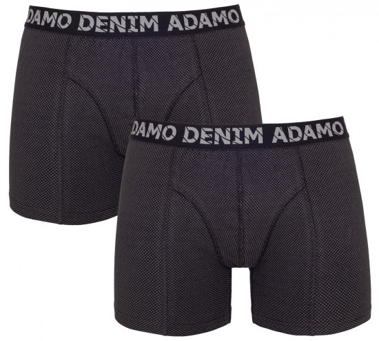 Adamo Julian Maxi Boxers Black 2-pack - Apatinis trikotažas ir plaukimo apranga - Apatinis trikotažas - 2XL-8XL