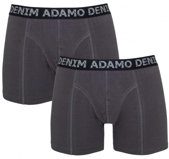 Adamo Julian Maxi Boxers Charcoal 2-pack - Apatinis trikotažas ir plaukimo apranga - Apatinis trikotažas - 2XL-8XL