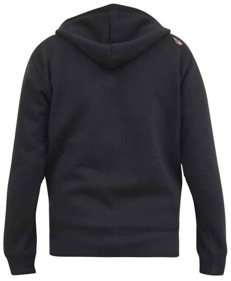 D555 KNEBWORTH Full Zip Hoody With Chest Print Black - Megztiniai ir džemperiai - Megztiniai ir Džemperiai - 2XL-14XL
