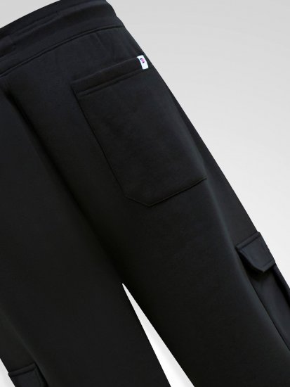 D555 Dexter 1 Cargo Jogger With Bear Embroidery Juoda - Laisvalaikio kelnės ir šortai - Laisvalaikio Kelnės ir Šortai - 2XL-12XL