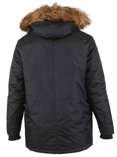 D555 Lovett Parka Black - Didelės vyriškos striukės - Didelės vyriškos striukės