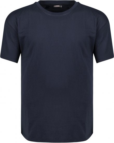 Adamo Bud Regular fit Heavy weight T-shirt Navy - Marškinėliai - Marškinėliai - 2XL-14XL