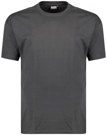 Adamo Bud Regular fit Heavy weight T-shirt Charcoal - Marškinėliai - Marškinėliai - 2XL-14XL