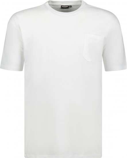 Adamo Kody Regular fit T-shirt with Pocket White - Marškinėliai - Marškinėliai - 2XL-14XL