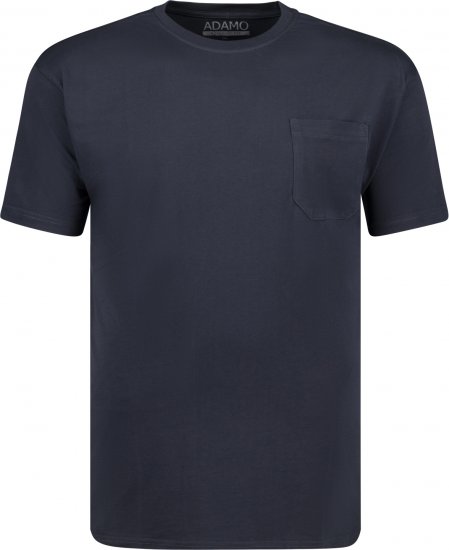Adamo Kody Regular fit T-shirt with Pocket Navy - Marškinėliai - Marškinėliai - 2XL-14XL