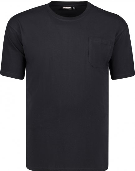 Adamo Kody Regular fit T-shirt with Pocket Black - Marškinėliai - Marškinėliai - 2XL-14XL