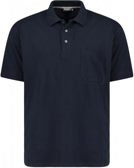 Adamo Klaas Regular fit Polo Shirt with Pocket Navy - Polo marškinėliai - Polo marškinėliai - 2XL-8XL