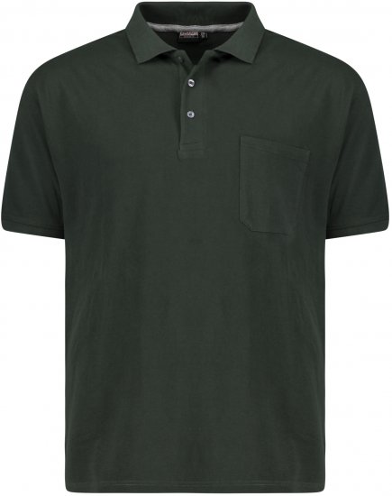 Adamo Klaas Regular fit Polo Shirt with Pocket Pine Green - Polo marškinėliai - Polo marškinėliai - 2XL-8XL