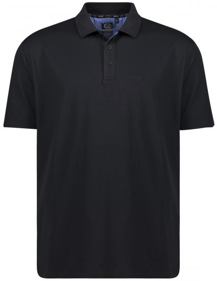 Adamo Picco Technical Sports Polo Black - Sportiniai drabuziai & outdoor - Dideliu dydziu sportiniai drabuziai vyrams